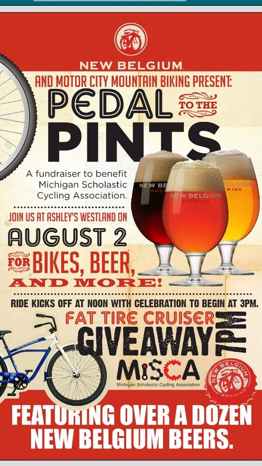 Pedal to the Pints, Aug 2nd