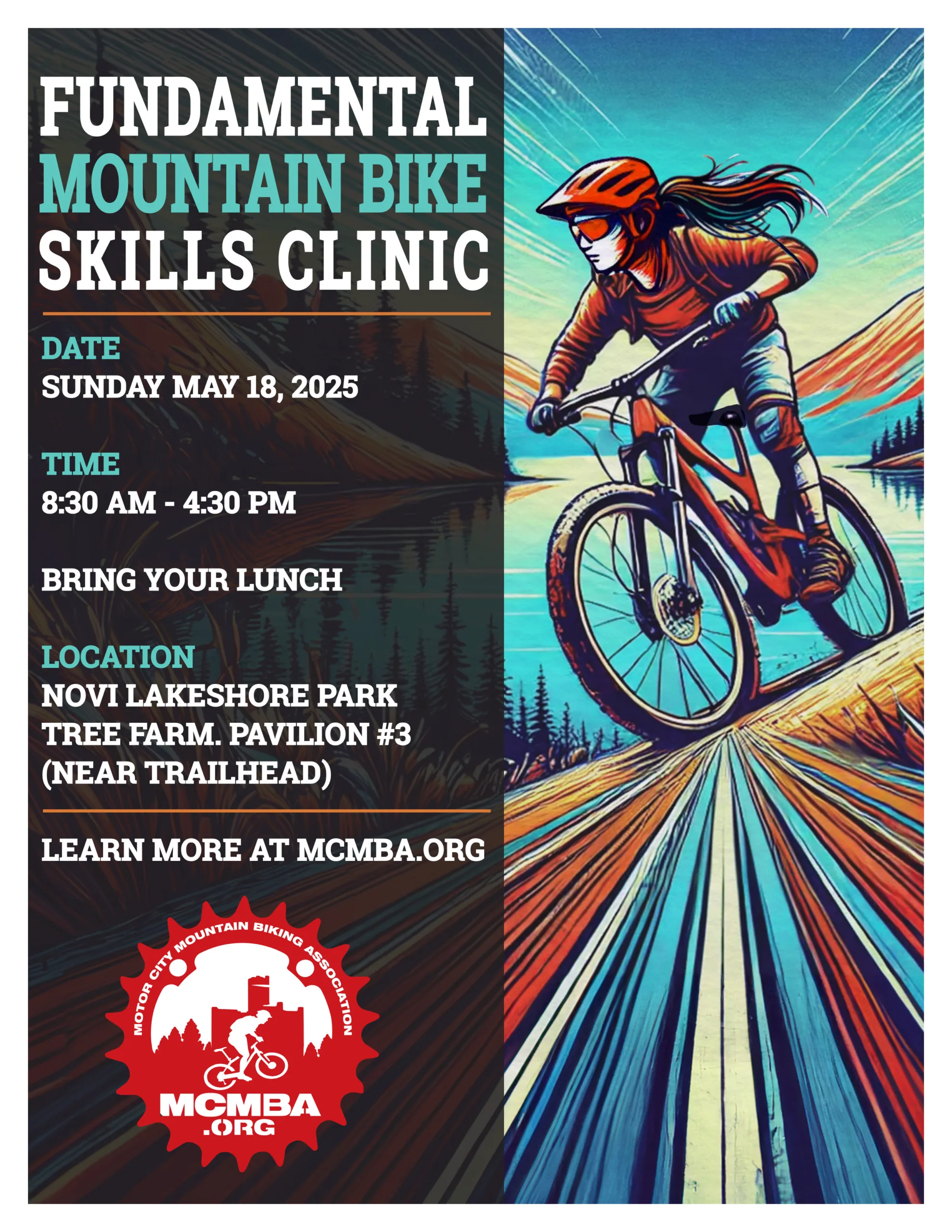 MCMBA Fundamentals Mountain Bike Skills Clinic – 5/18